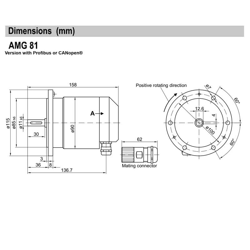 Baumer Hubner - HeavyDuty Absolute Encoder - AMG81P29Z0